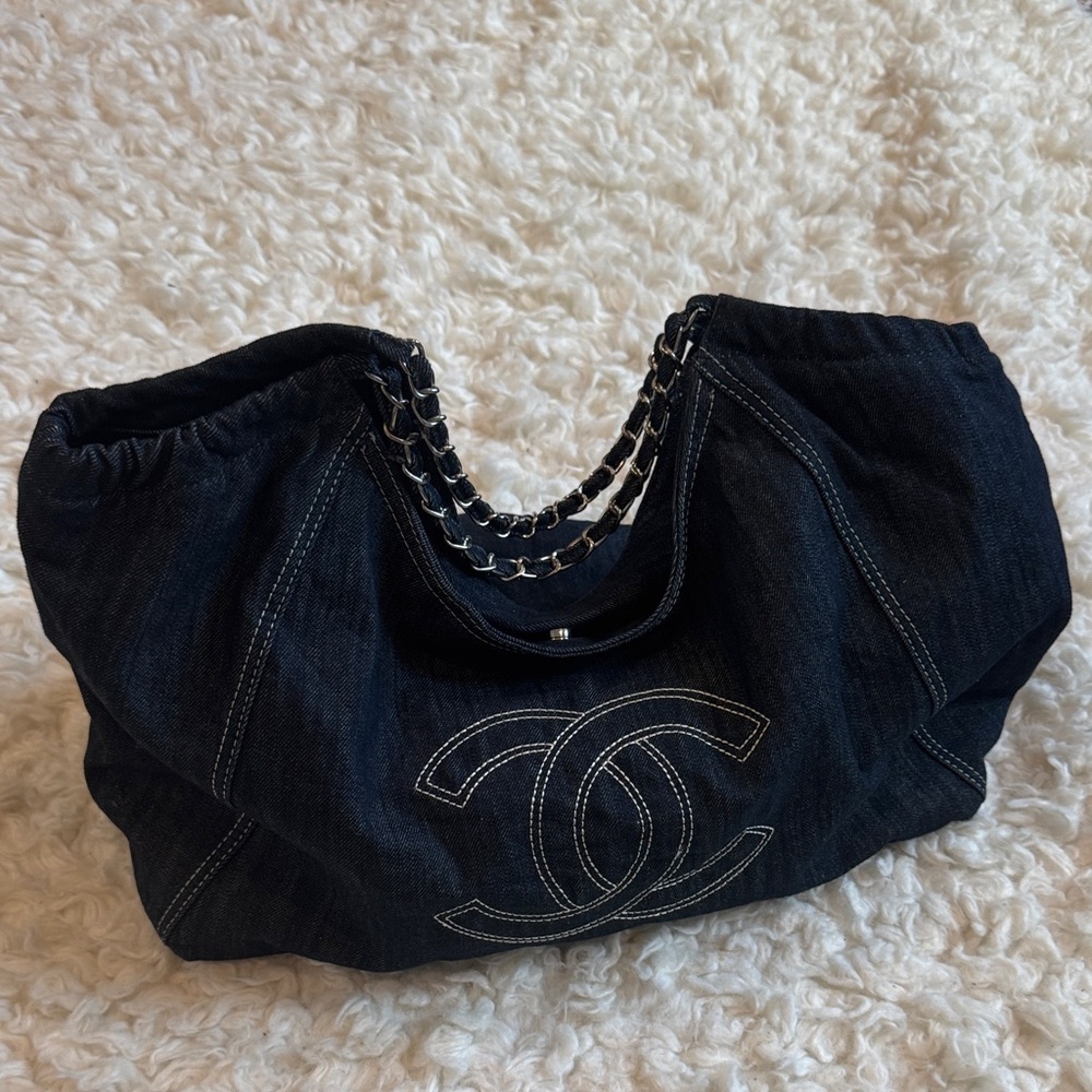 Chanel Dark Denim Shoulder Bag